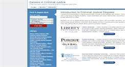 Desktop Screenshot of careersincriminaljustice.net